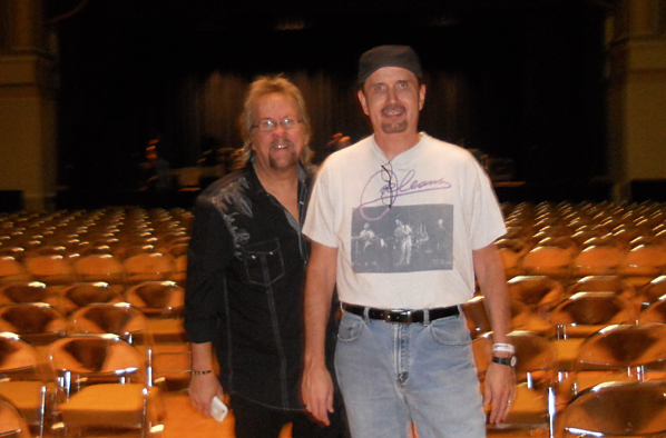 Backstage Photo w/ David Pack (Ambrosia) - Macon 2011