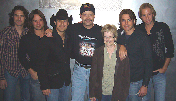 Backstage Photo w/ The Lost Trailers - Atlanta 2008